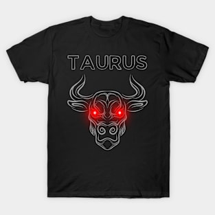 Taurus | Evil Red Eyed Bull T-Shirt